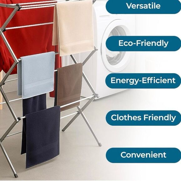 Honey-Can-Do Collapsible, Durable, Space-Saving Laundry & Towel Drying Rack - Picture 4 of 6